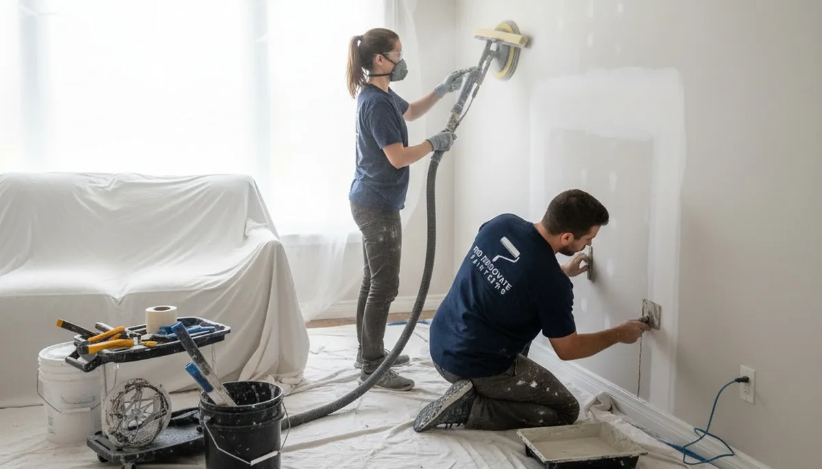 Professional drywall repair and wall restoration by expert painters in San Jose, CA