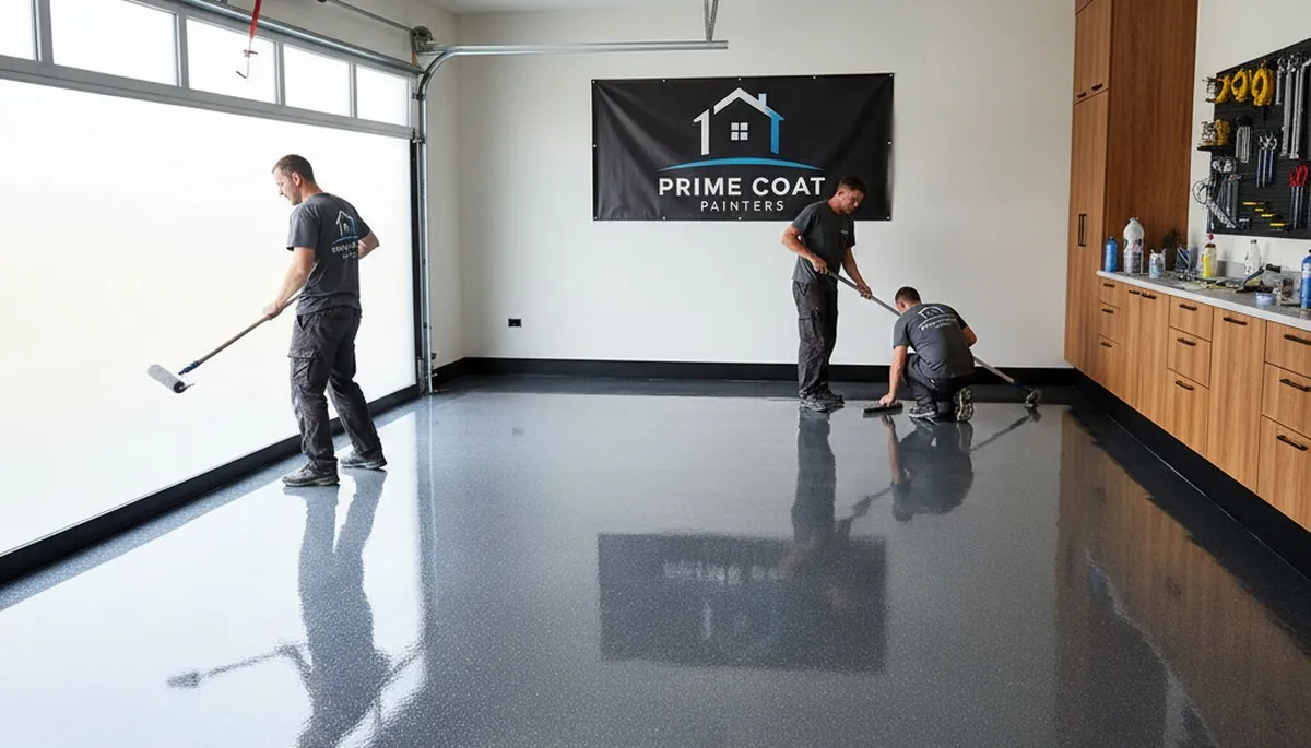 Professional epoxy garage floor coating in San Jose, CA by local house-painting experts