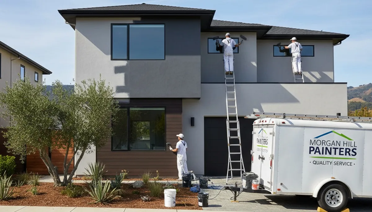 House painting service in San Jose, CA by PaintingsanJoseCA.com for residential exterior painting
